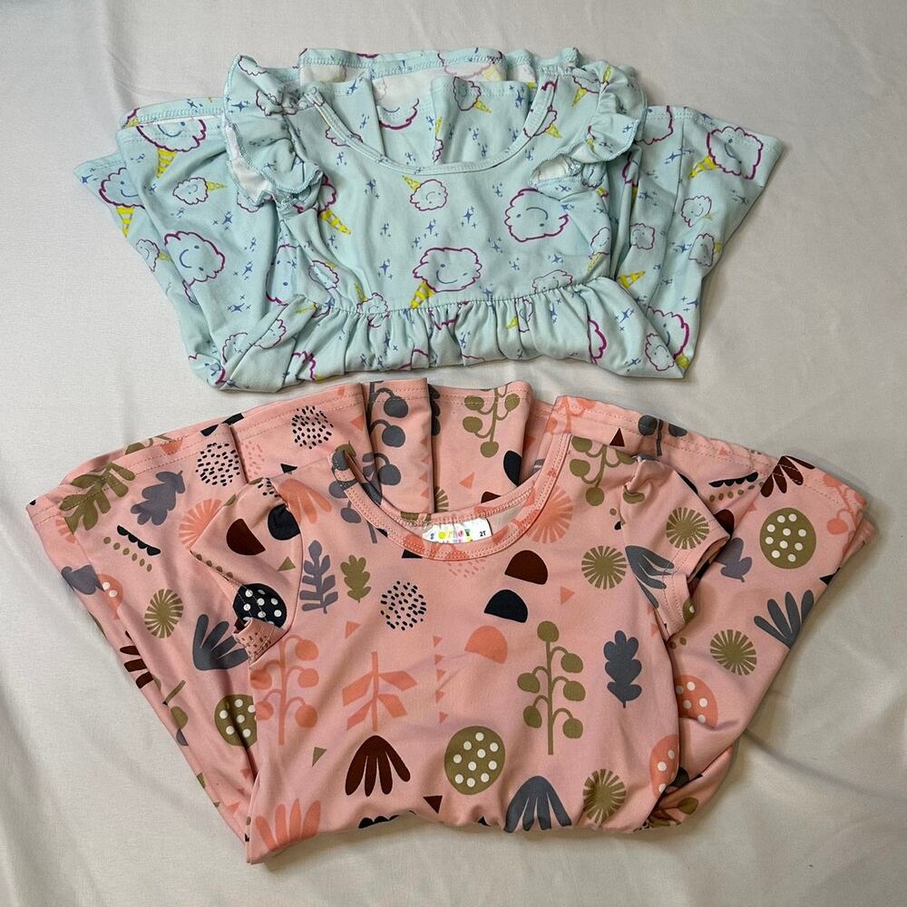 Bundle of Two DotDot Smile Girl's Boutique Dresses Size‎ 2T